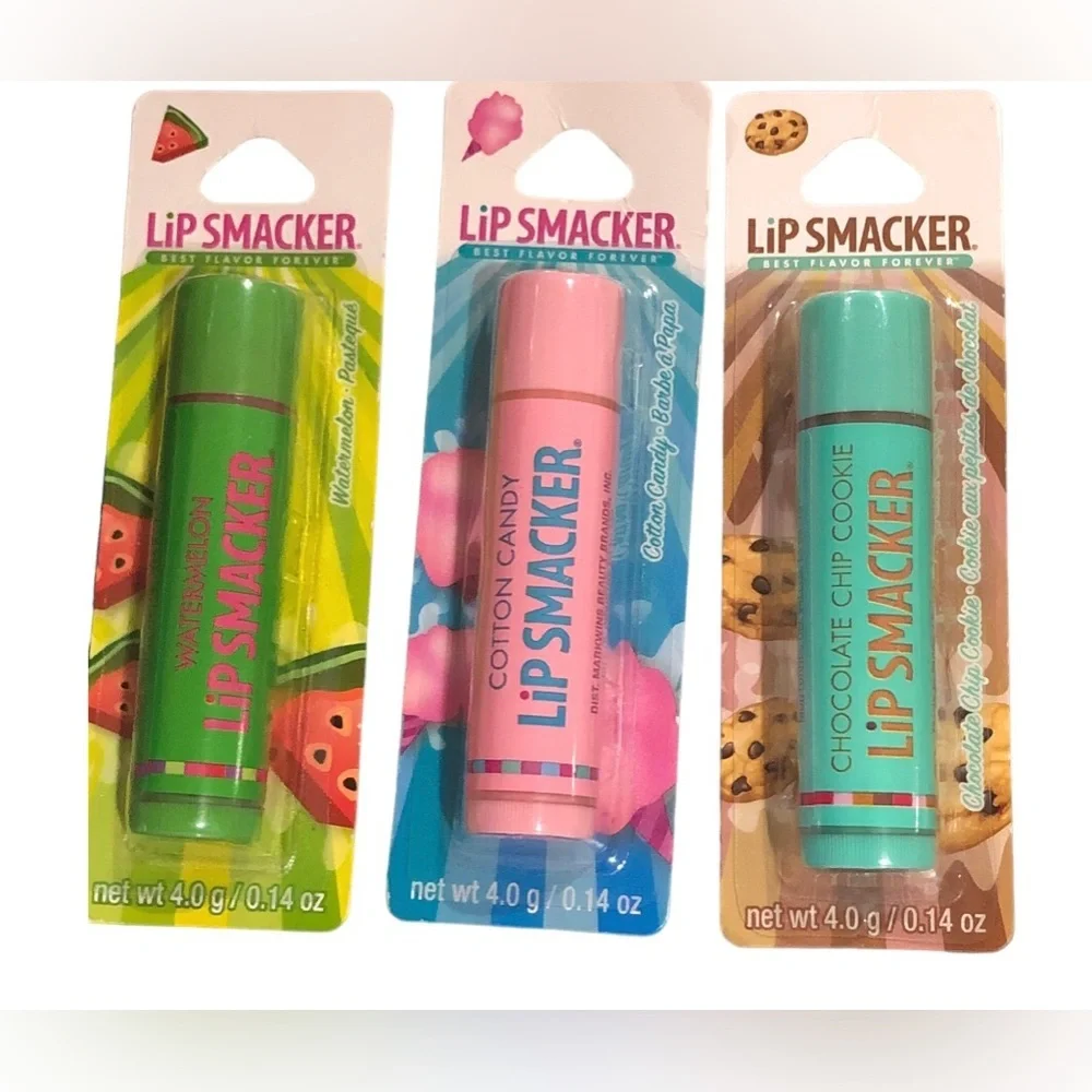 2pc best flavor forever‎ lip smacker lip balms in 9 flavors new FREE